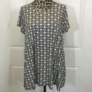 NWT Black/White Honey & Lace/Piphany Torrance Tee